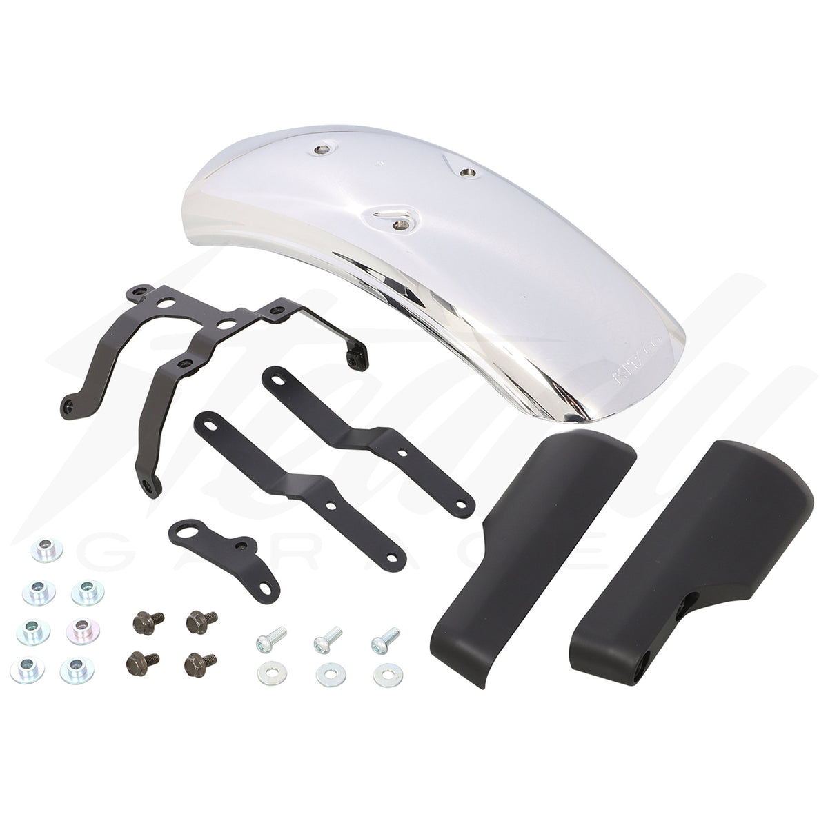 KITACO CLASSIC CHROME FRONT FENDER KIT - HONDA DAX 125 (2025+)