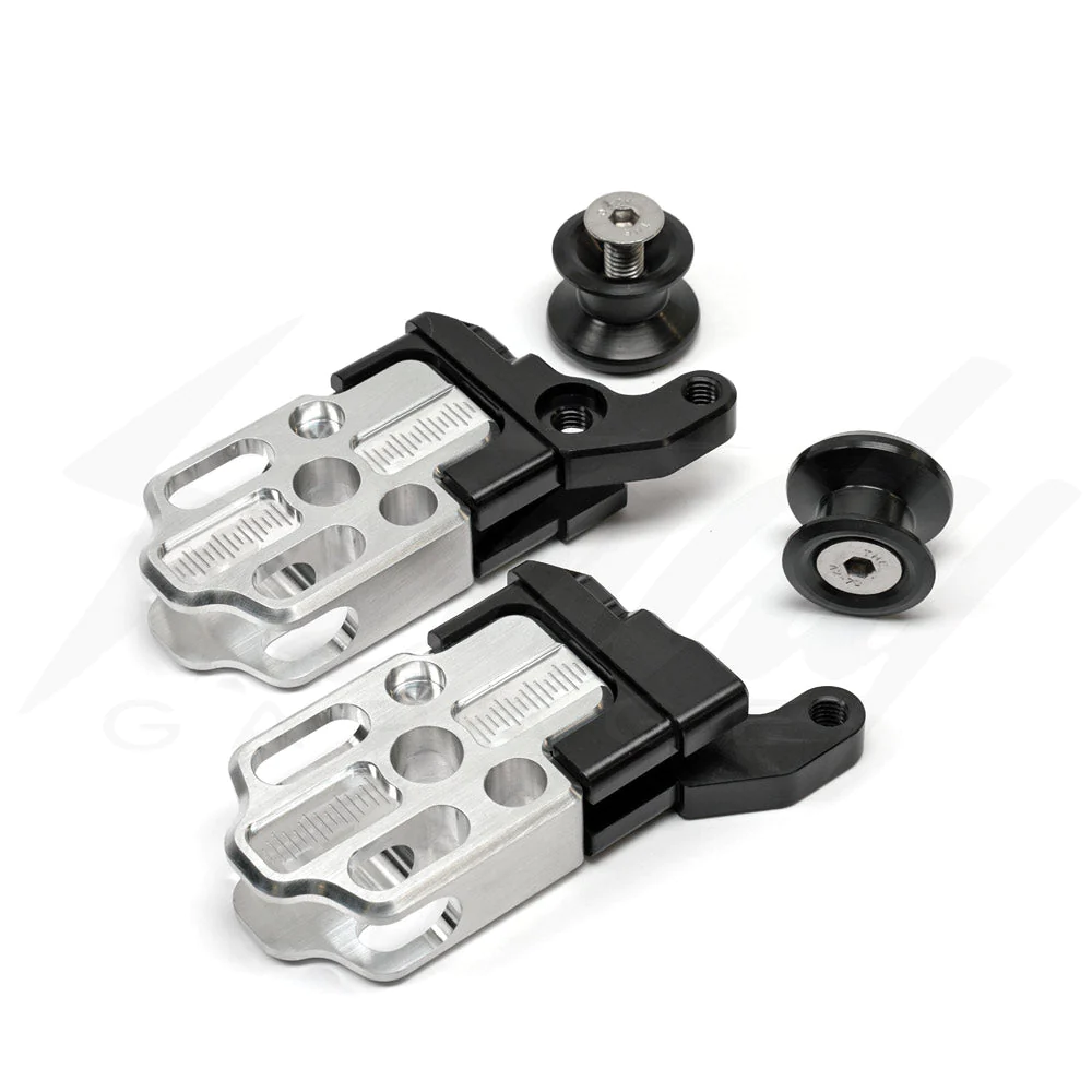 TST SPOOLED CAPTIVE CHAIN ADJUSTERS FOR HONDA GROM 125 (2022+) Silve
