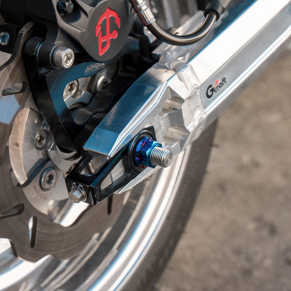 Chimera Engineering GR-5 Titanium Axle Shaft and Nuts