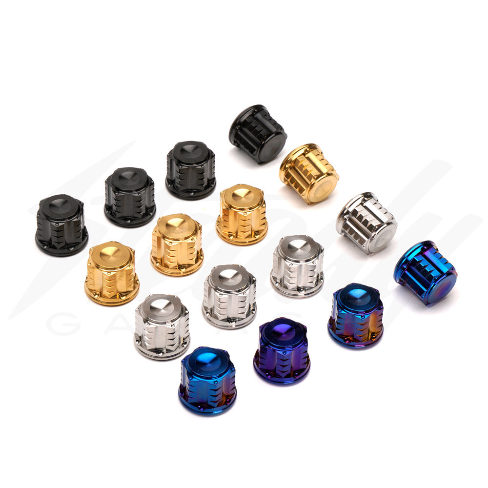 Chimera Engineering Closed-End Titanium Universal Nuts M10x1.25