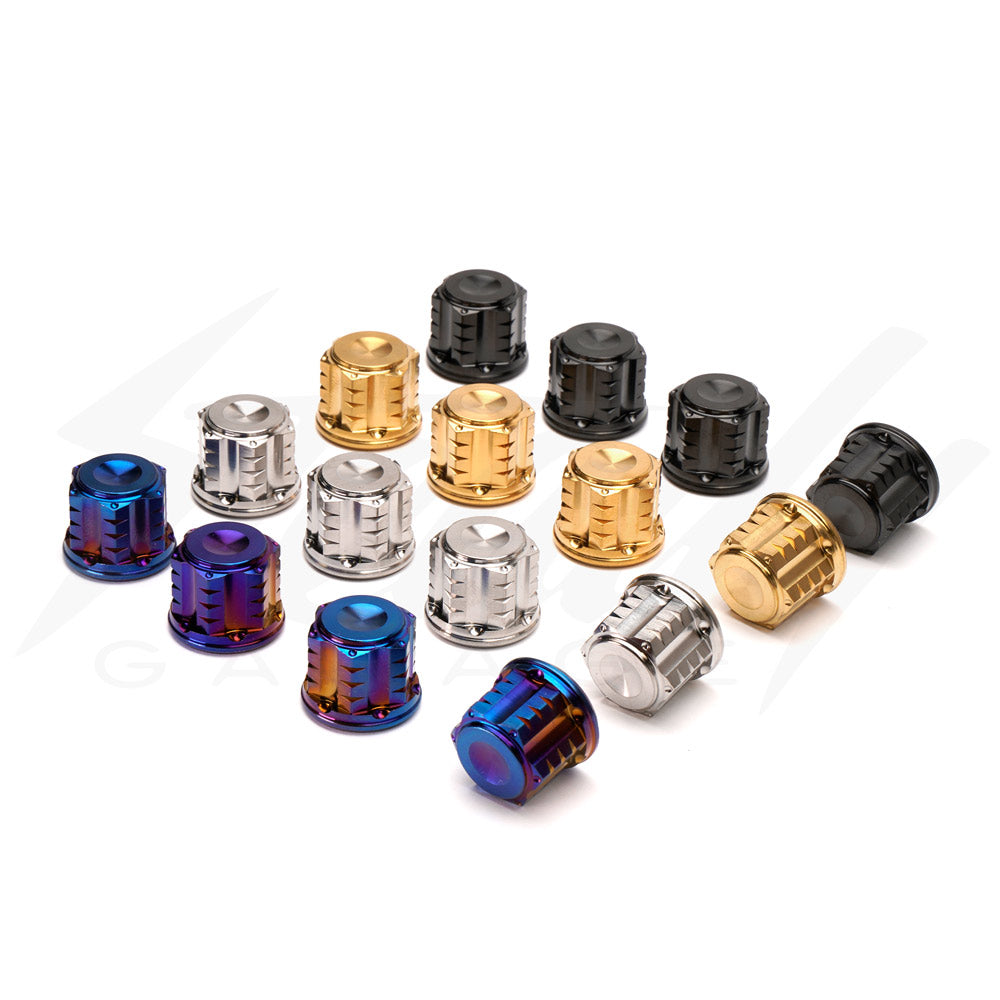 Chimera Engineering Closed End Titanium Universal Nuts M10x1.25