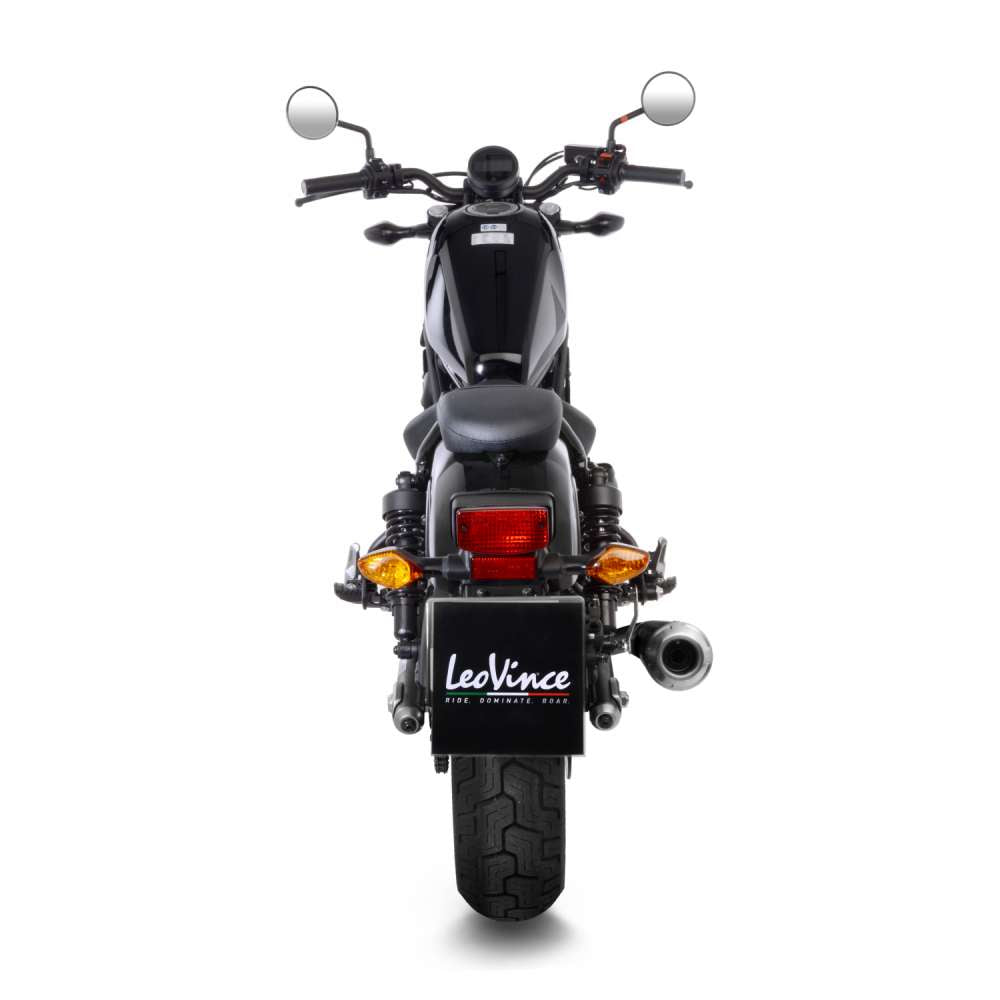 Leo Vince CLASSIC RACER BLACK EDITION Slip-On Muffler for 2017+