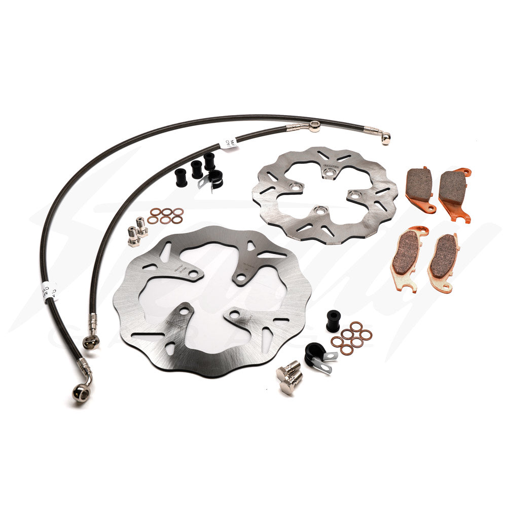 Galfer Racing Honda Grom Brake Upgrade Package (NON ABS) Steady Garage