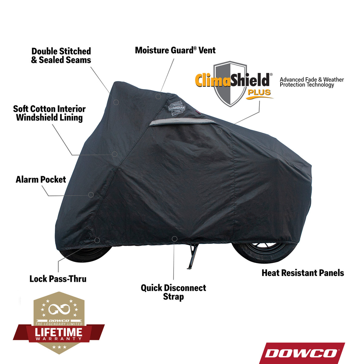 DOWCO Guardian WeatherAll Plus Motorcycle Cover Honda Grom 125 and K
