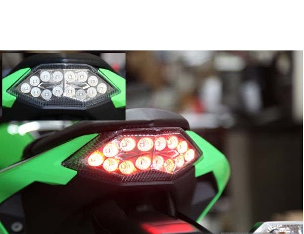 Motodynamic Integrated / Programmable Tail Light - Kawsaki Ninja