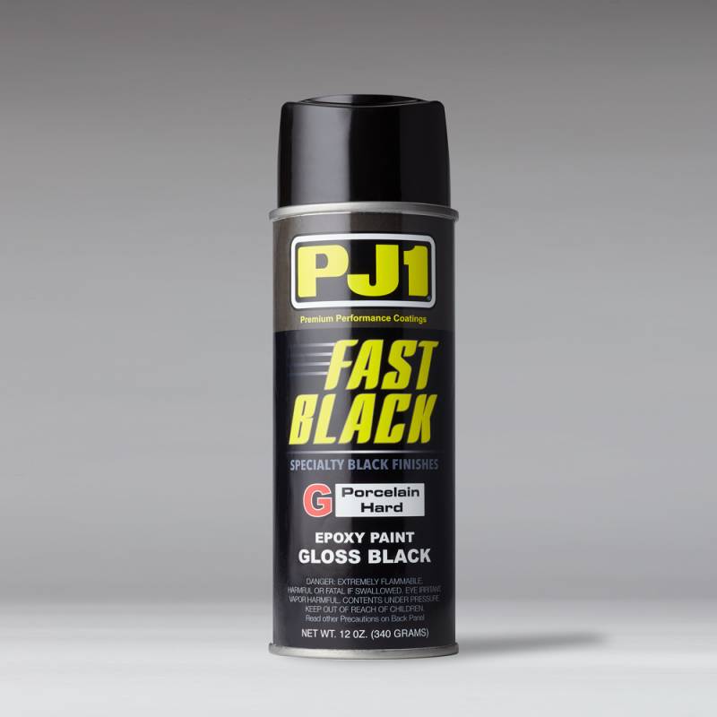 PJ1 Fast Black Porcelain Hard Epoxy High Gloss Black - 12oz 16-GLS