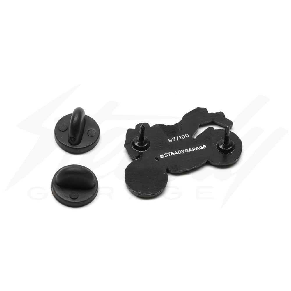 Limited Edition Kawasaki Z125 Pro Enamel Pin Leen Customs – Steady