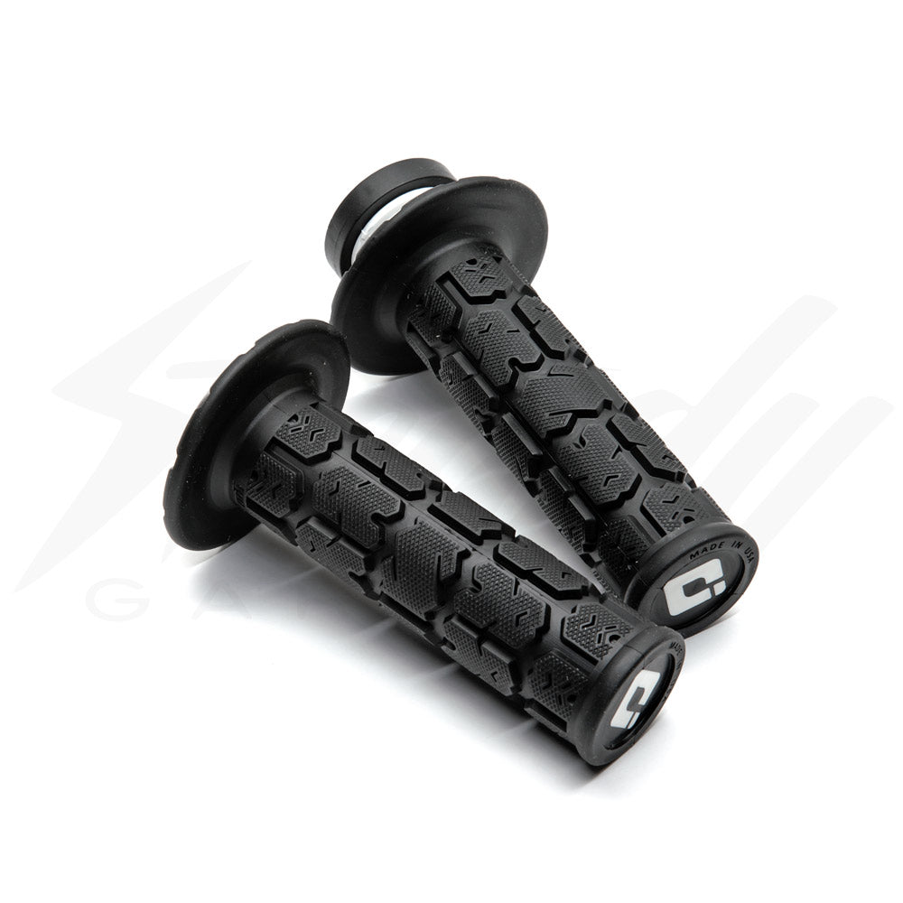 ODI Black Medium Rogue V2 Lock-On Grips with Cam - Kawasaki Z125