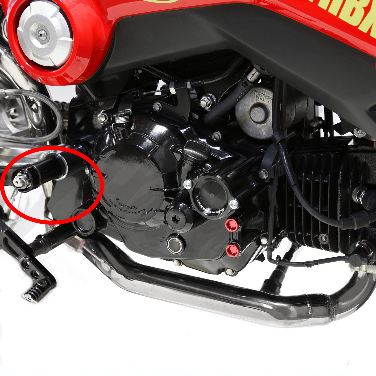 Tyson Racing Chromoly Swingarm For Honda 400EX - Stock Length, Round Style