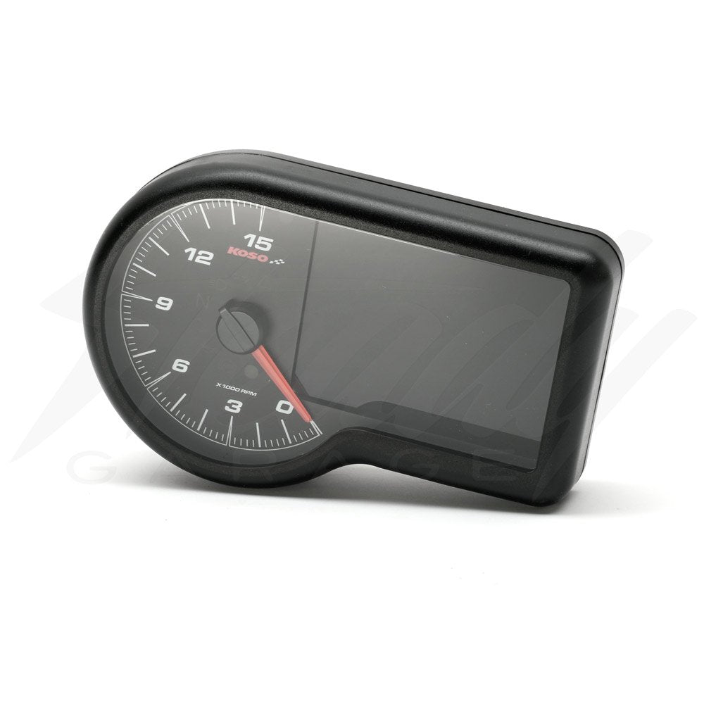 KOSO RX 3 TFT UNIVERSAL MULTI FUNCTION METER GAUGE Steady Garage