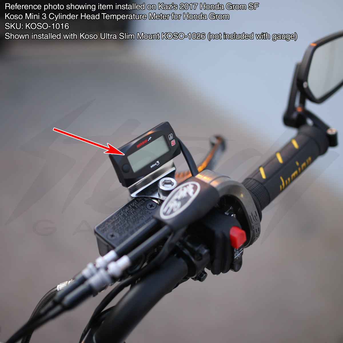 新しいブランド Koso Mini 2020 - 2014 for Meter Temperature Head Cylinder 3 その他