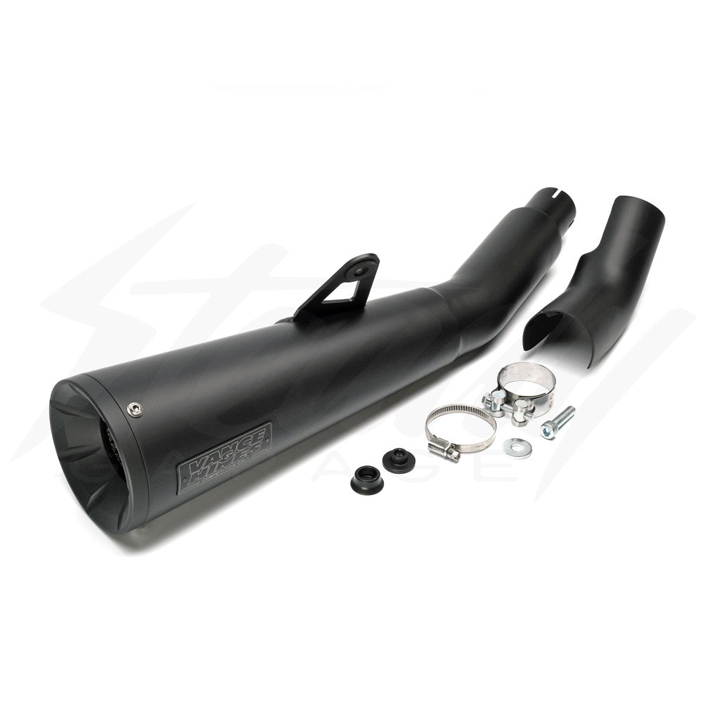 Vance Hines Matte Black Upsweep Slip On Muffler 48425 HONDA REBEL 1100 Steady Garage