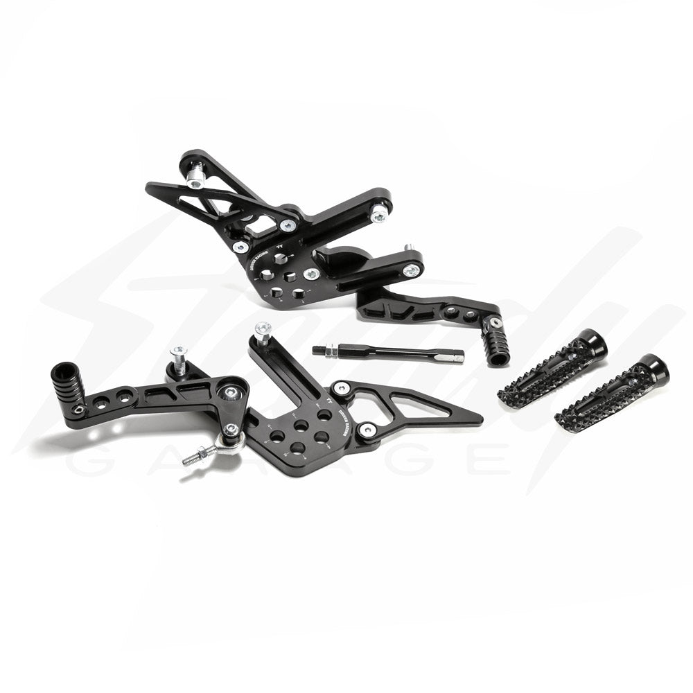 Driven Racing TT Rearsets for Yamaha YZF R3 – Steady Garage