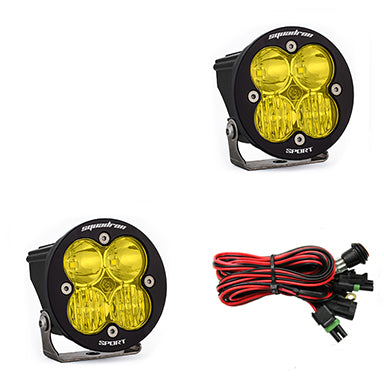 Baja Designs Squadron-R Sport Black LED Auxiliary Light Pod Pair - Driving