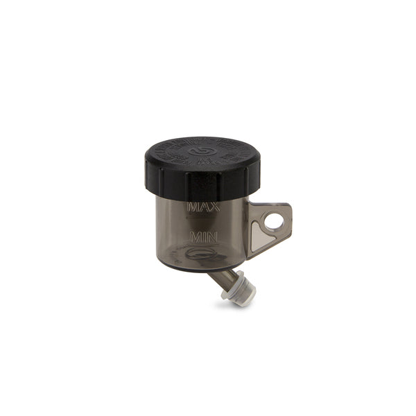 Brembo Reservoir 15cm3, Vertical Mount, 45 Degree Outlet, - Smoke