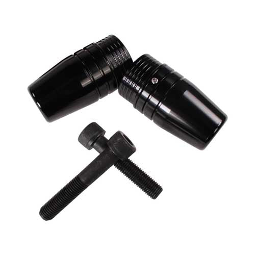 NCY FRAME SLIDERS for HONDA RUCKUS - BLACK