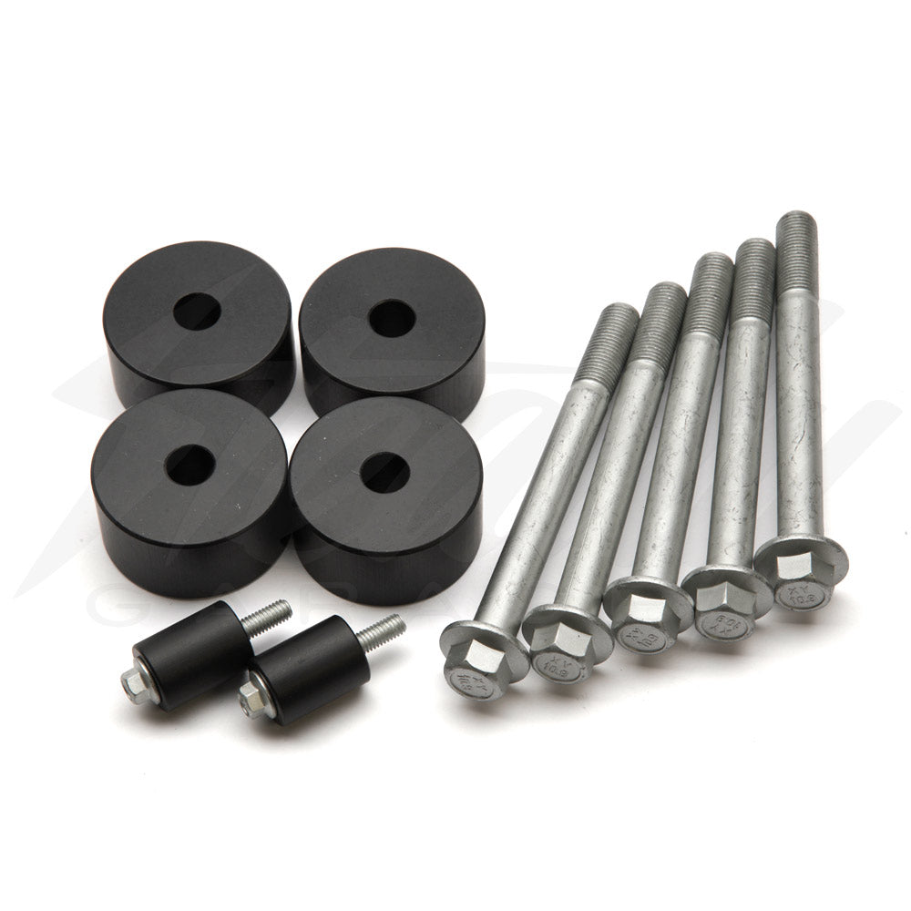 Zeus Armor 1" Drop Billet Aluminum Rear Sub Frame Spacer - Honda Element (ALL YEARS)