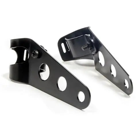 EMGO Universal Black Headlight Bracket Set (32mm-40mm)