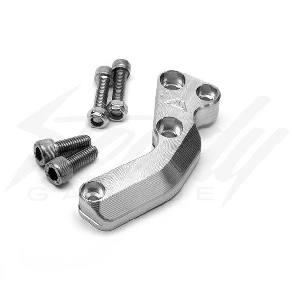 Chimera 245mm Front Big Brake Rotor Upgrade 4P Brembo Brake Caliper Bracket - Honda Grom (2019+ ABS, 2022+ ABS/Non-ABS), Monkey (ABS/NON-ABS 2019+), DAX (ALL YEARS)