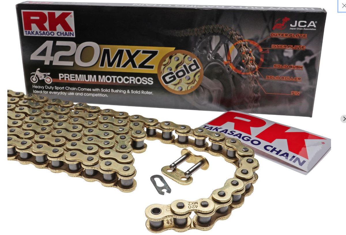 Rk Racing Pdf RK Racing GB420MXZ x 130L Gold Chain – Steady Garage