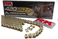 山ちゃん専用　Chapado en Laton　ゴールド コンビ X Amazon.com: RK Racing Chain GB420MXZ-116 (420 Series) Gold