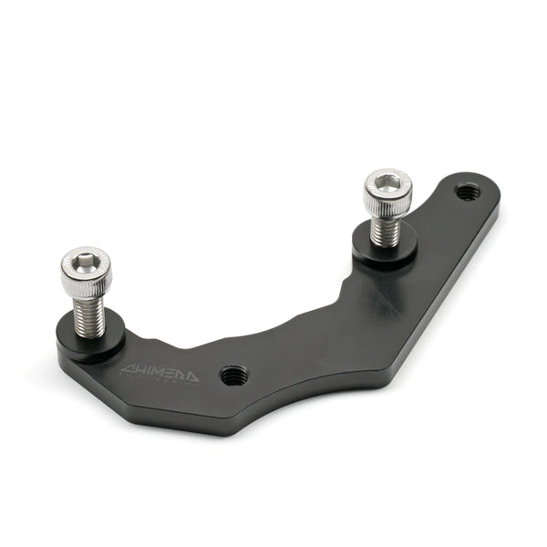 ANO: Front Caliper Bracket Adapter for P32/P34 Brembo - ONYX RCR, Honda Grom 125 - (2014-2020)- BLACK