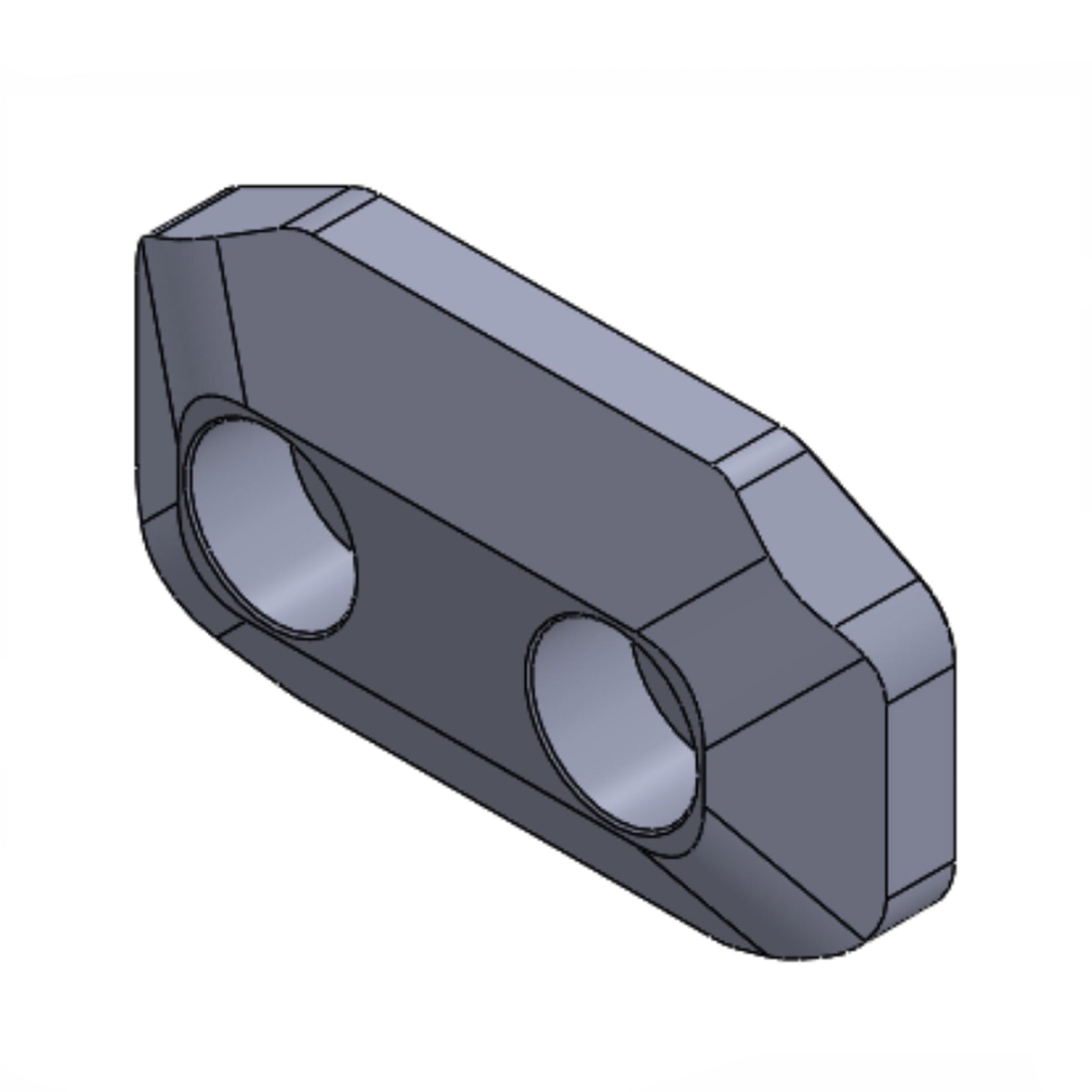 CHIMERA ENGINEERING PINCH BLOCKS FOR STRETCH EXTENSION (HOLD THE BLOCKS TO SWING ARM) - KAWASAKI Z125 PRO