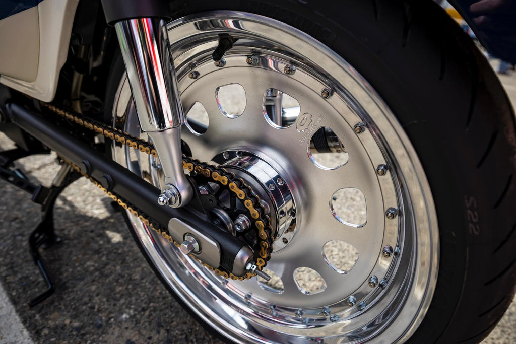 Chimera Engineering 17" KIRA 3PC Modular Wheel COMPLETE W/HUBS -( 17x4 + 17x3)  - Honda Super Cub 125 (ALL YEARS)