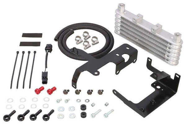 KITACO 5 ROW OIL COOLER KIT - 2022+ HONDA GROM 125 - FRAME MOUNT - FOR KITACO CLUTCH COVER