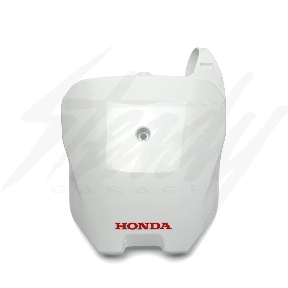 White OEM Honda Racing Front Number Plate Type "A"