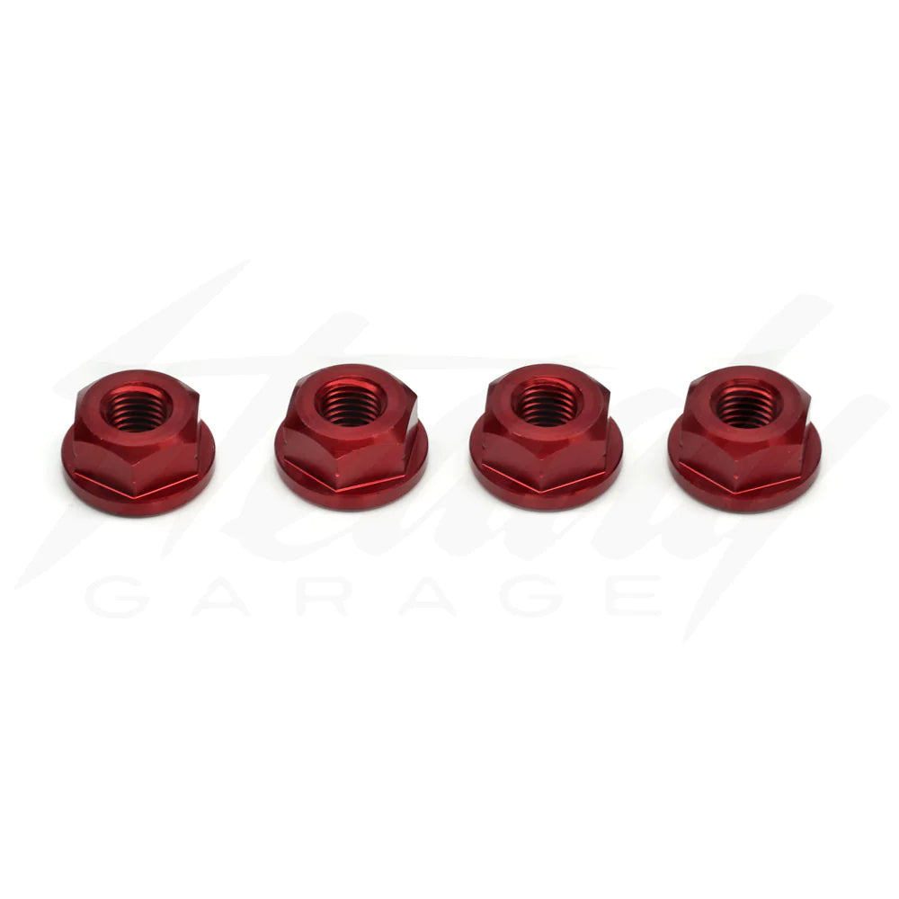 Chimera Engineering Sprocket Nuts 4 Pack M10x1.25 Kawasaki Z125 Pro (ALL YEARS)