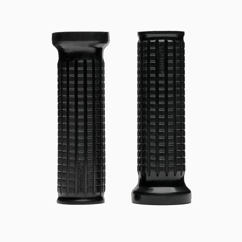 MotoGadget Soft Rubber Open End 7/8" Grip - Black
