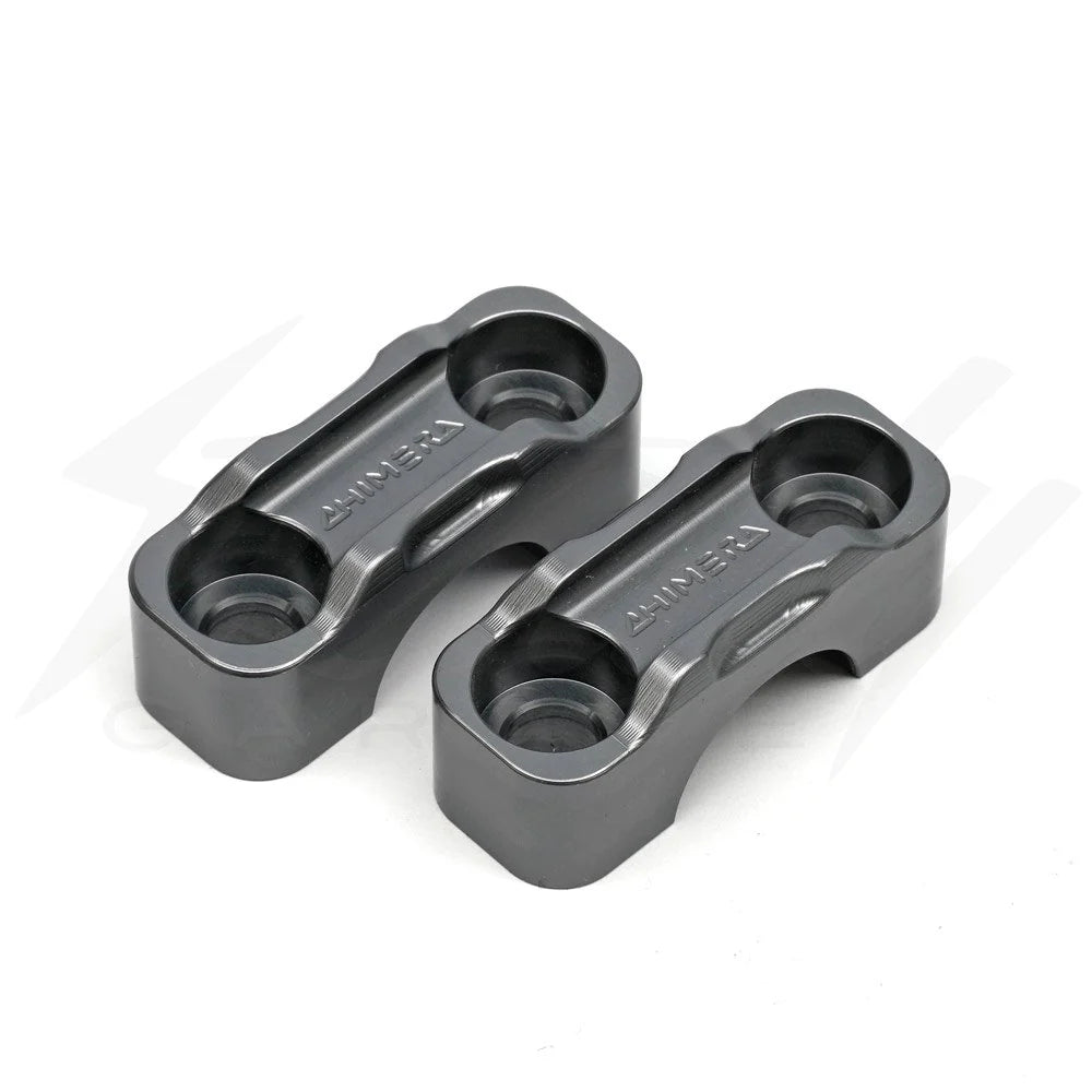 Chimera Billet Aluminum Top Handlebar Clamp Risers 7/8" - Honda Grom, Dax, Monkey, PCX, Trail 125 (ALL YEARS)