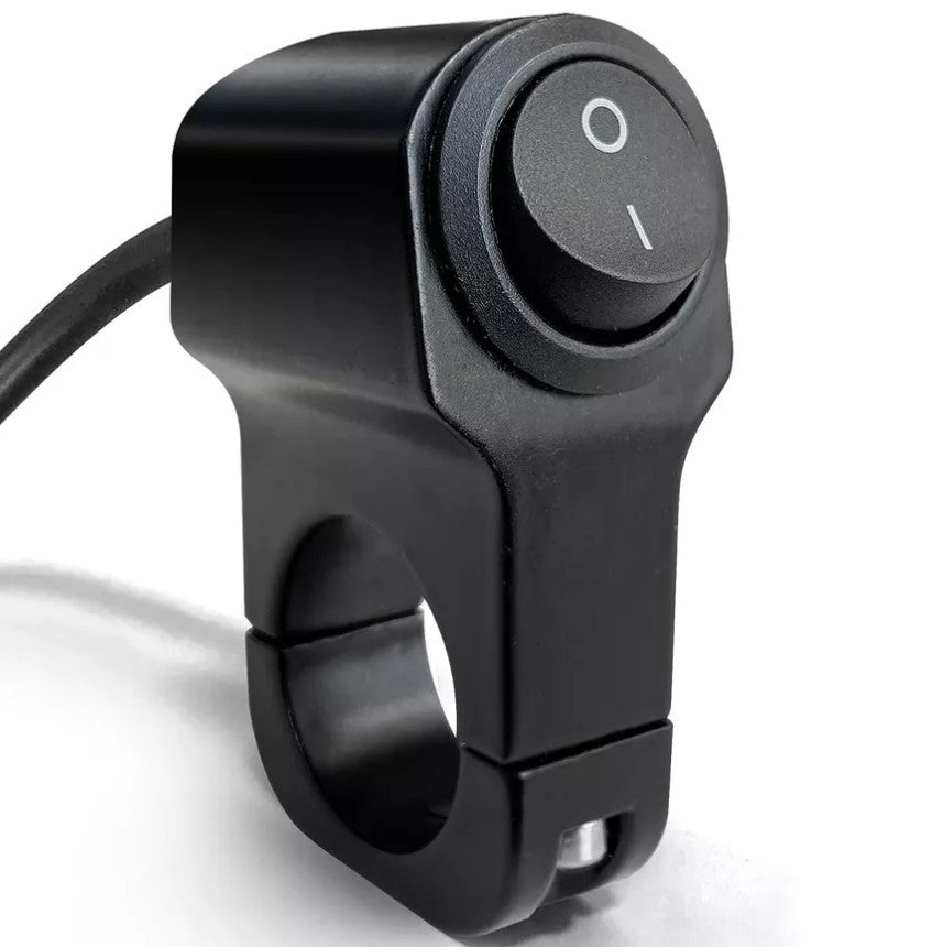 Universal Motorcycle 7/8" Handlebar Headlight Fog Spot Light ON OFF Switch