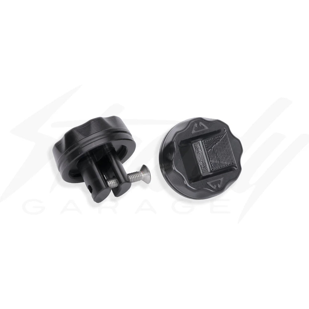 Chimera Splat Billet Aluminum Bar End Cap - Honda Motocompacto