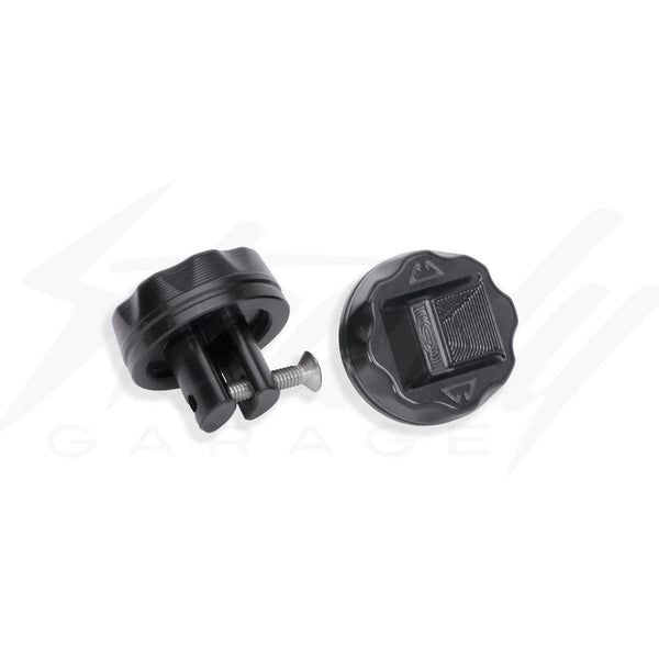 Chimera Splat Billet Aluminum Bar End Cap - Honda Motocompacto