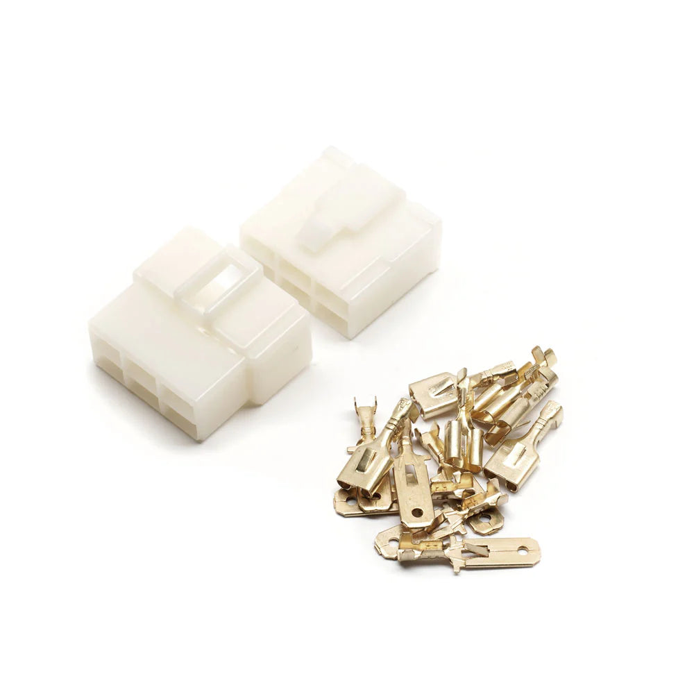 6 Pin Connector Set - 6.3mm