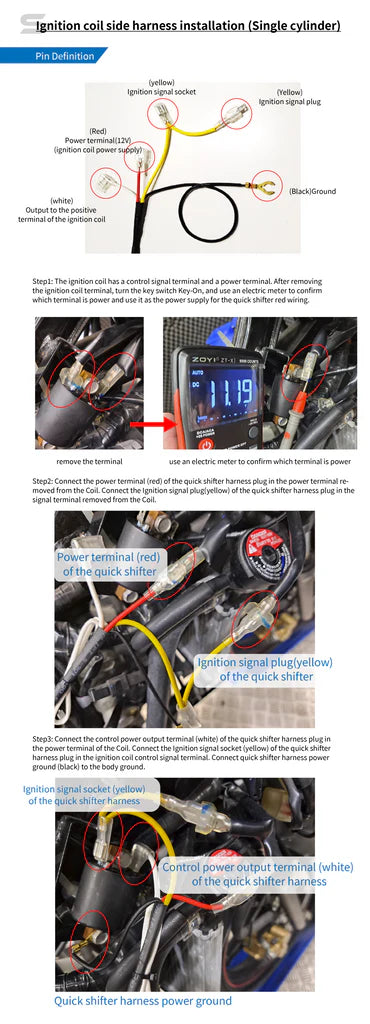 Aracer QS-Sport V2 Standalone Quickshifter - Universal Fit for EFI
