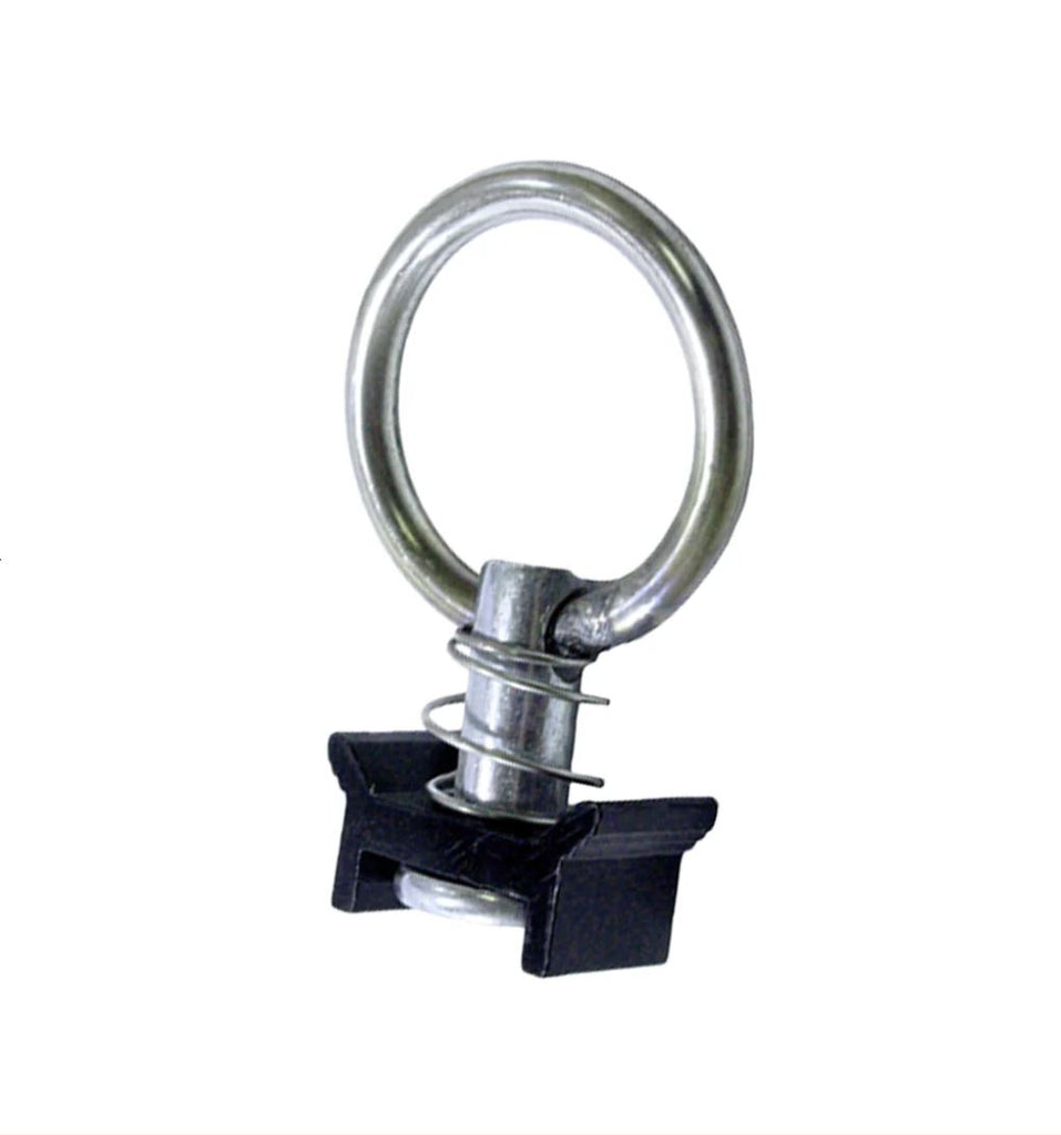 Single Stud Anchor L Track Fitting Ring - 5,000 lbs Load Cap.