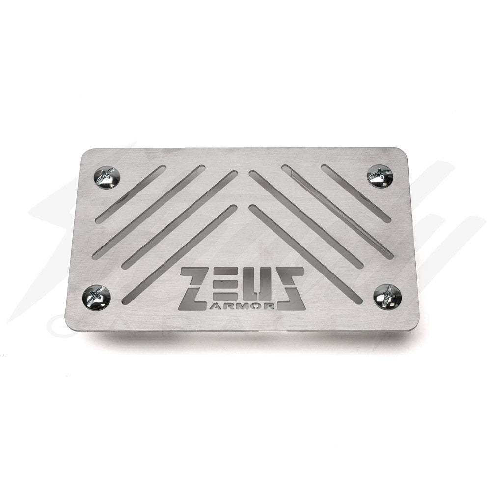 Zeus Armor Aluminum Floor Mat Heel Guard Rest Plate Protector