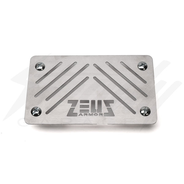 Zeus Armor Aluminum Floor Mat Heel Guard Rest Plate Protector