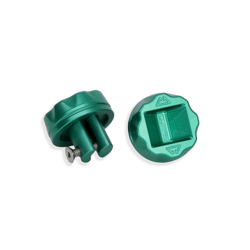Chimera Splat Billet Aluminum Bar End Cap - Honda Motocompacto