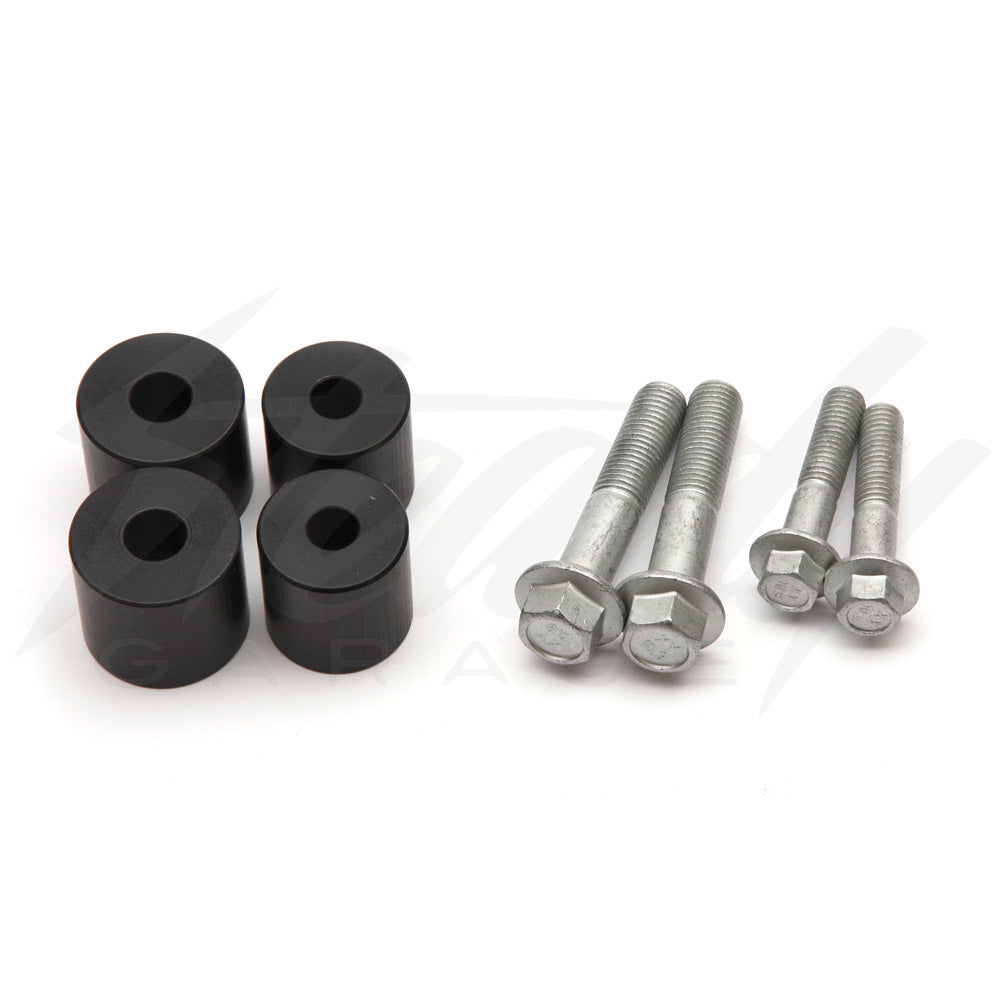 Zeus Armor 1" Drop Billet Aluminum Drive Shaft Spacer Kit- Honda Element (ALL YEARS)