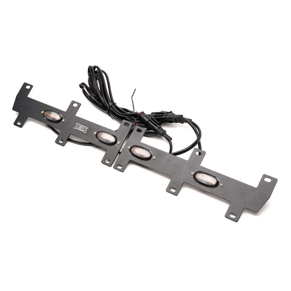 Zeus Armor Front Grille with Running Lights - Honda Element 2007