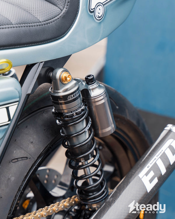 Gears Racing Hill-2 Rear Coilover Shock 330mm - Yamaha RD400 (Classico Black)