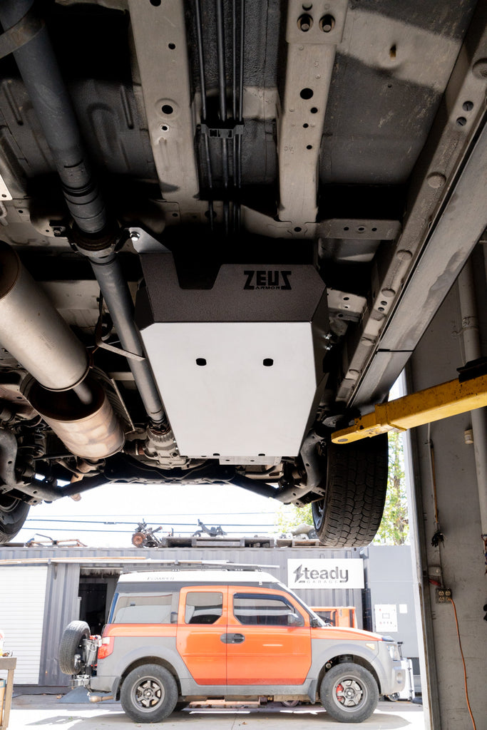 Zeus Armor Gas Tank Skid Plate - Honda Element (2003-2011