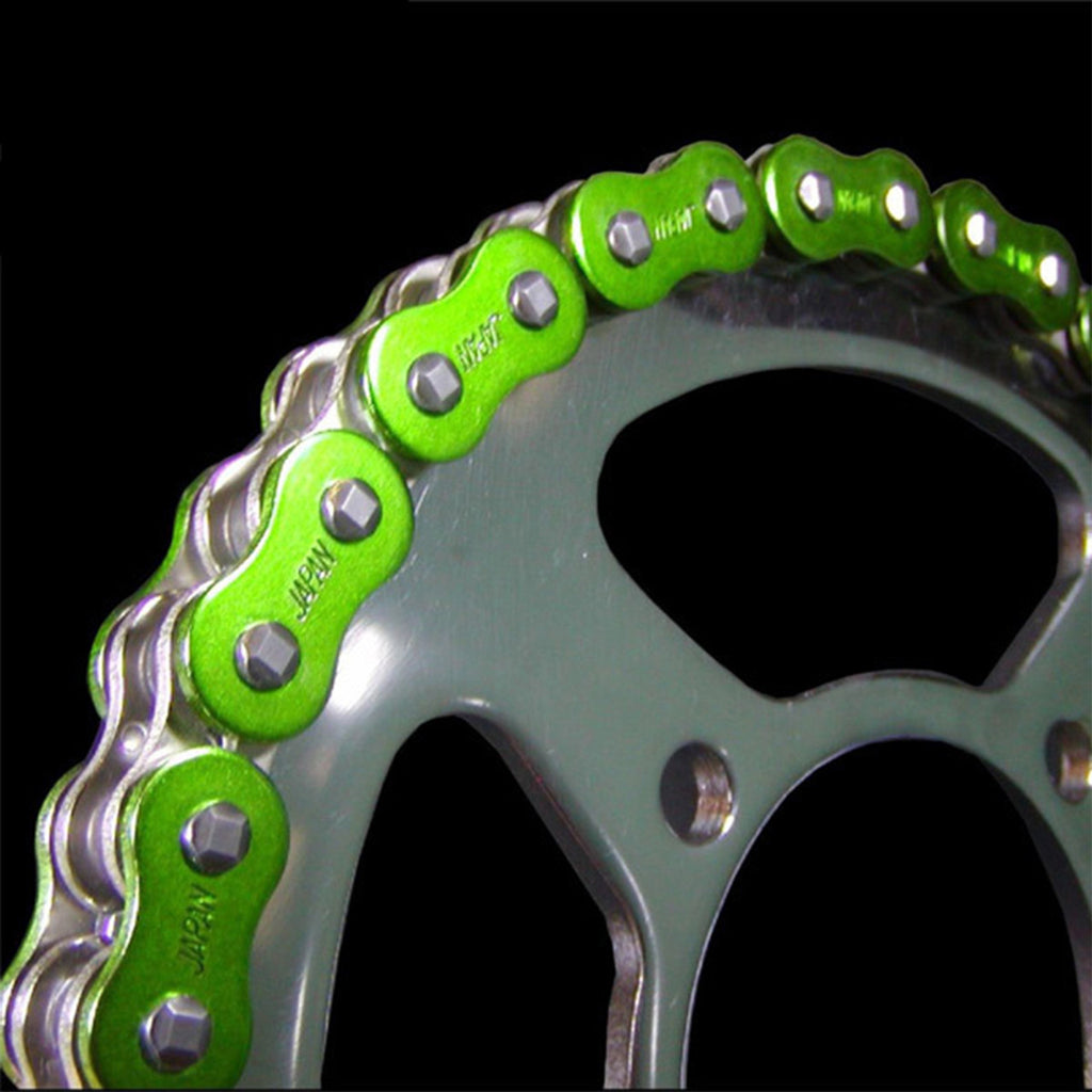 EK Chain MVXZ2-520 Motorcycle Chain – 120 Links, 9000 Lbs Tensile Strength, Blue