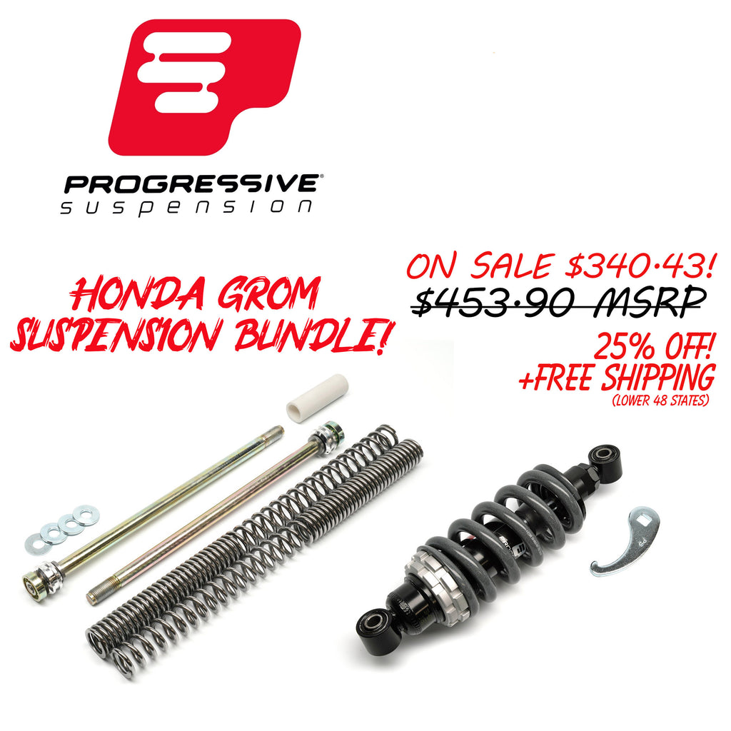 PROGRESSIVE SUSPENSION MINIMOTO SERIES FORK DAMPER AND REAR SHOCK
