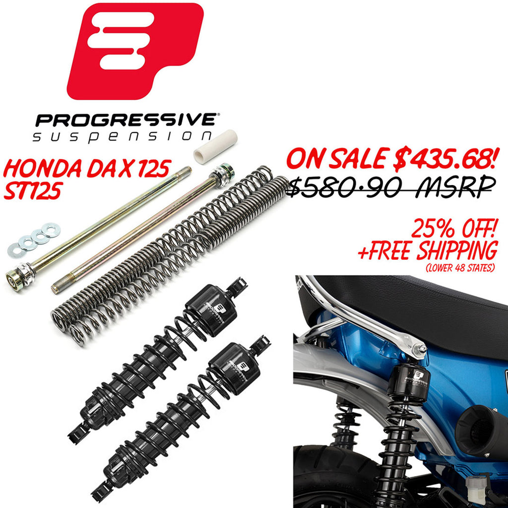 PROGRESSIVE SUSPENSION MINIMOTO SERIES FORK DAMPER AND REAR SHOCK