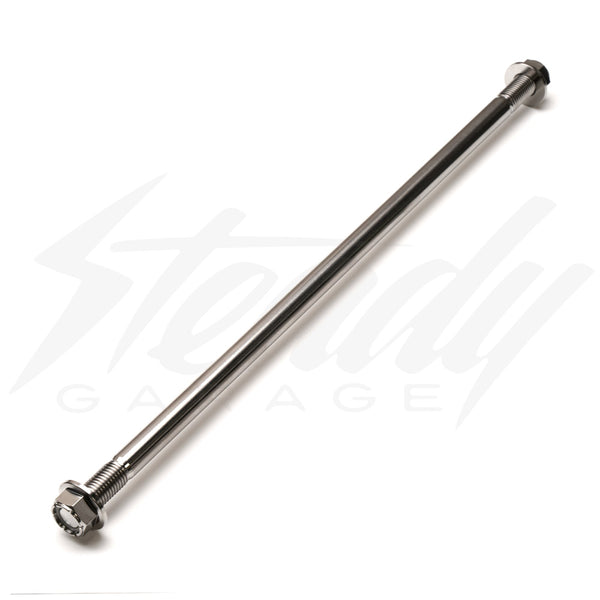 Chimera Engineering GR-5 Titanium Axle Shaft and Nuts - Universal Fitment - M10 x 186 MM LENGTH